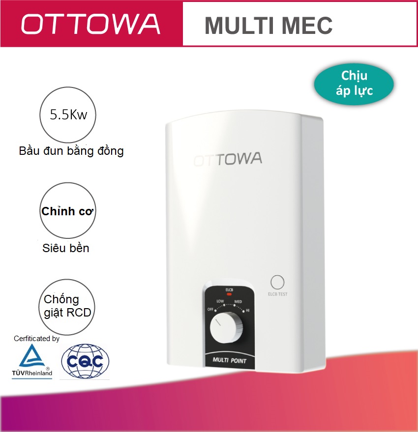 Máy nước nóng rửa bát OTTOWA - 5500W - TM5501 - Hàng chính hãng OTTOWA