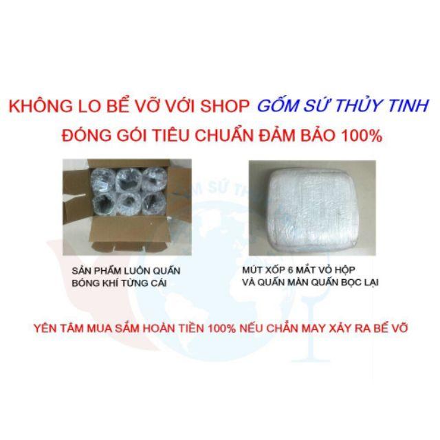 Bình bông lọ hoa thủy tinh miệng loe tròn lùn trang trí decor, cắm hoa, trồng cây