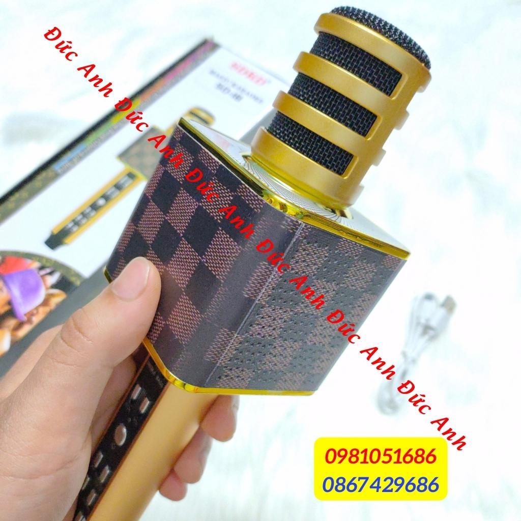 Micro Karaoke Bluetotoh SD18 Kiêm Loa và Mic - Âm Thanh Chất Lượng , Hát Nhẹ Thu Giọng Tốt , Dễ Sử Dụng