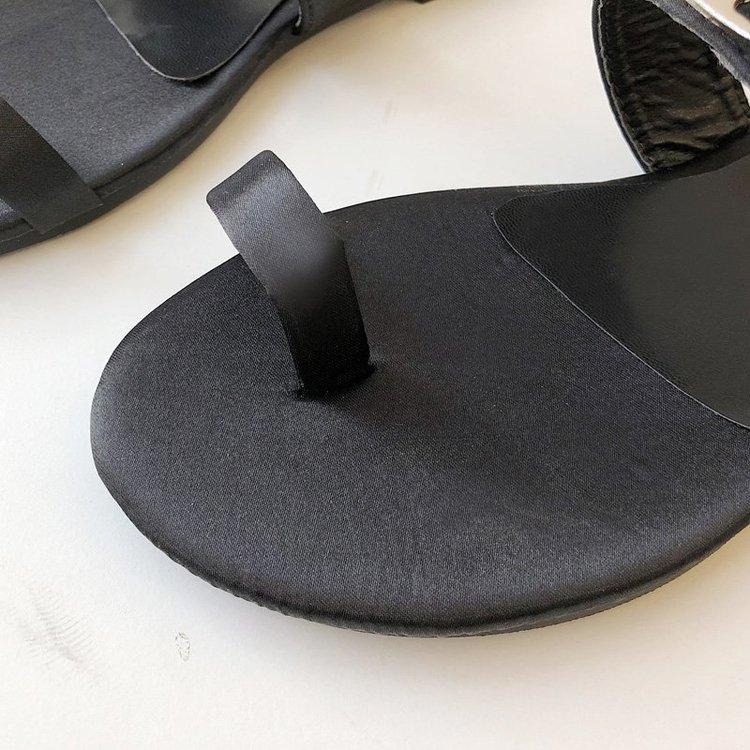Dép Xăng Đan Xỏ Ngón Đính Nơ Kiểu Cổ Điển Xinh Xắn