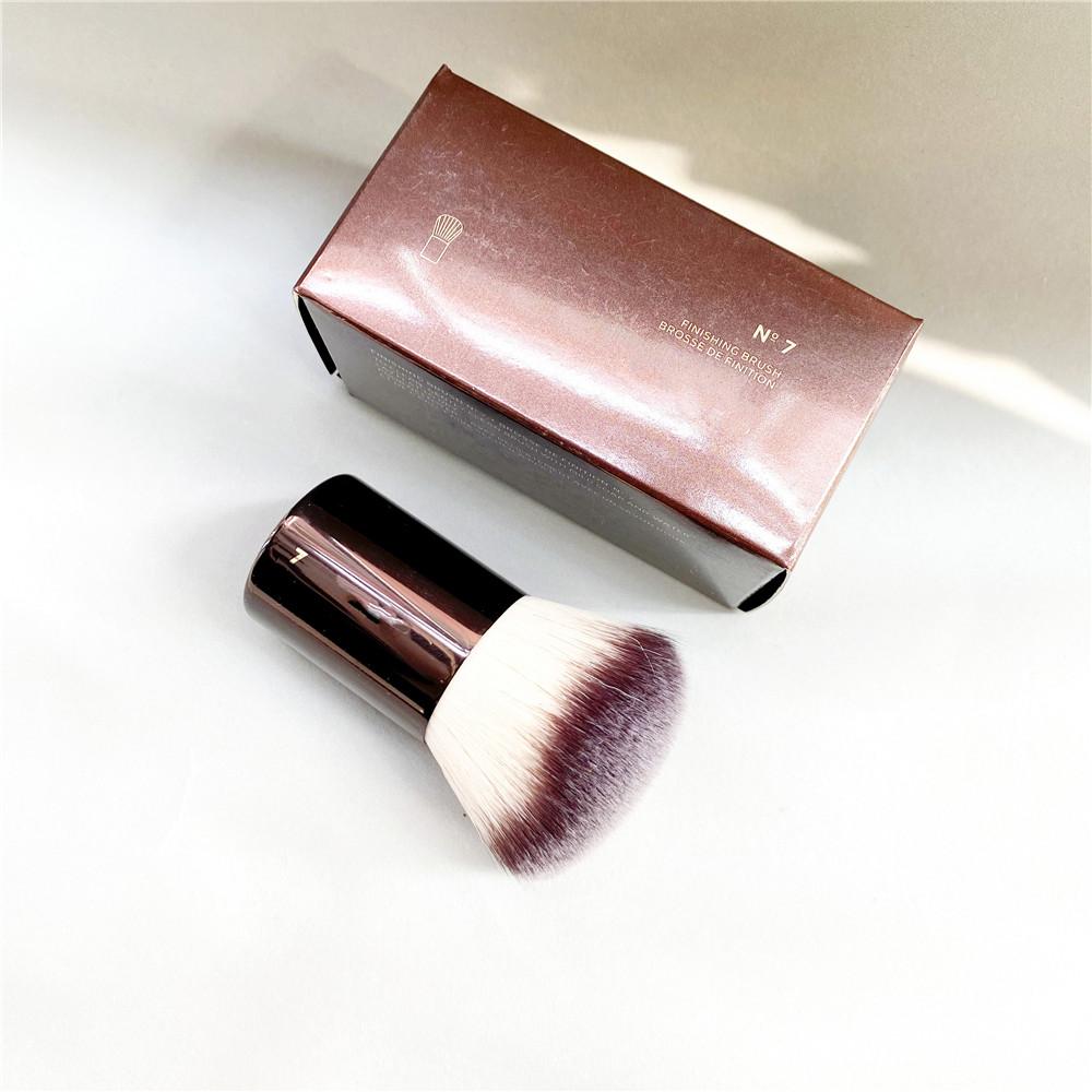 Đồng Hồ Cát No.7 Trang Điểm Di Động Rời Bột Bronzer Cọ Kabuki Tay Cầm Kim Loại Làm Đẹp Cọ Trang Điểm