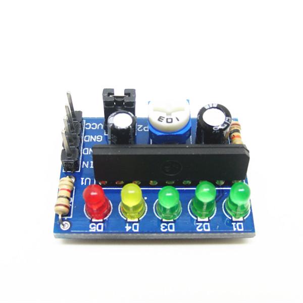 5 LED Meter Audio Level Indicator / Power Meter Level Indicating 3.5V-12V