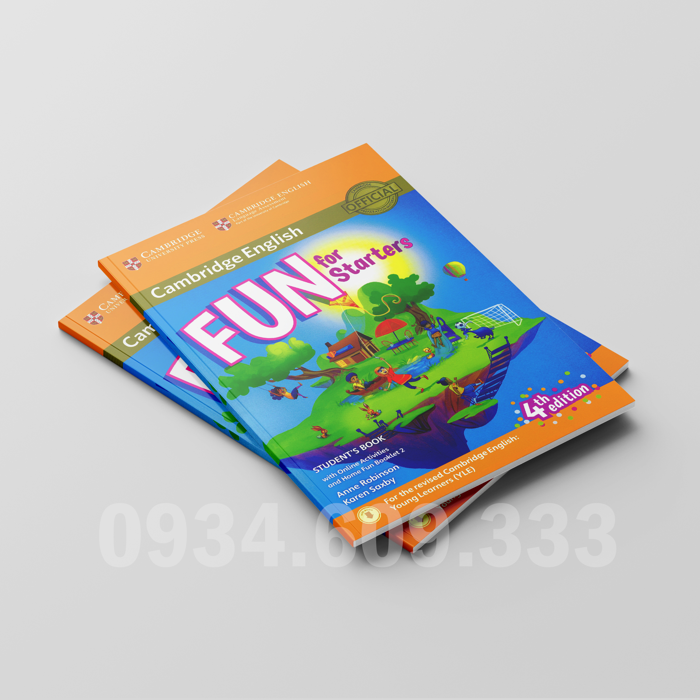 Cambridge English Fun for Starters, Movers, Flyers in màu đẹp + MP3