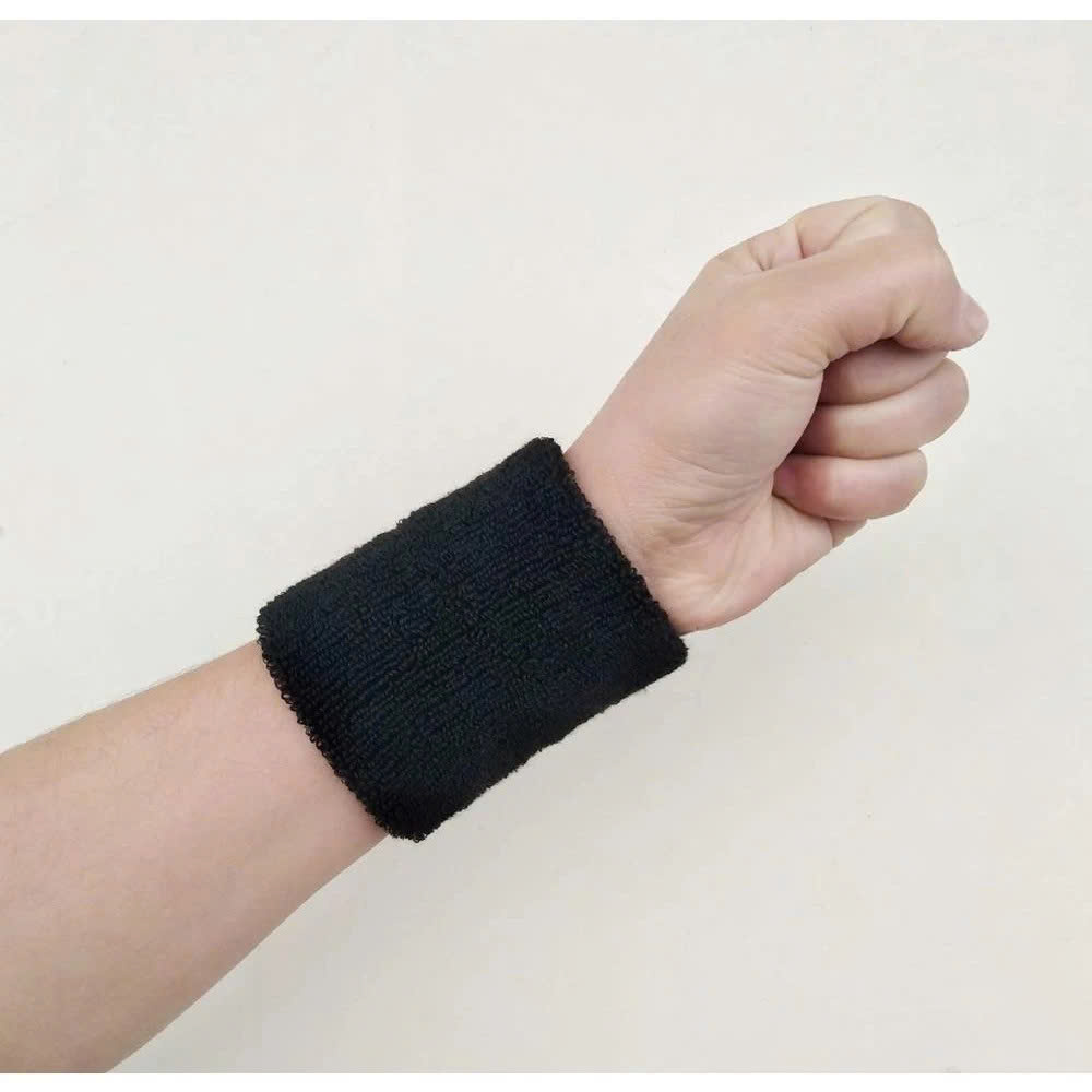 Bộ 2 băng cổ tay thấm mồ hôi thể thao MÀU XÁM Combo 2 băng cổ tay thể thao cao cấp thấm mồ hôi bảo vệ cổ tay