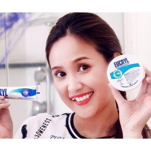 Kem / Bột Eucryl làm trắng răng Toothpaste (62g) &amp; Toothpowder (50g)