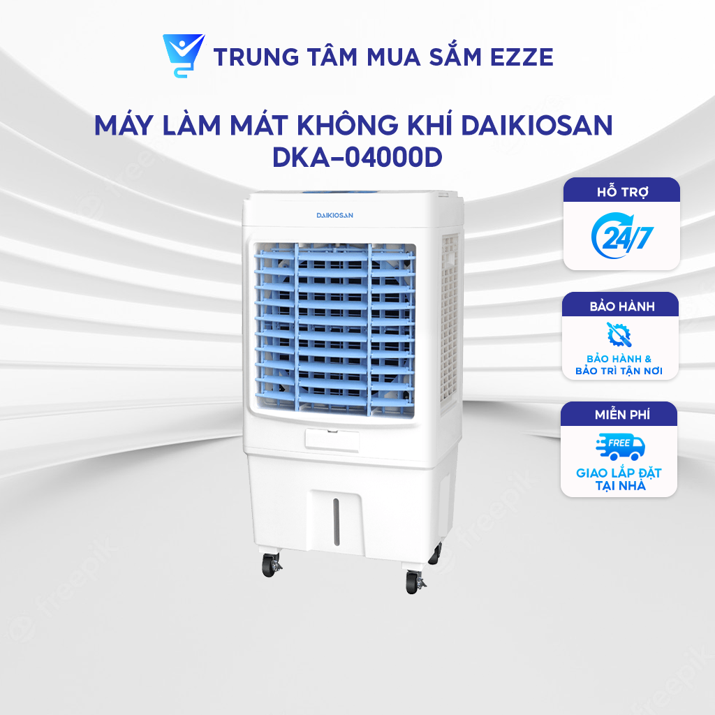 Máy làm mát không khí Daikiosan DKA-04000D Cao Cấp - Quạt Điều Hòa Hơi Nước Sức Gió 4.000 M³/H