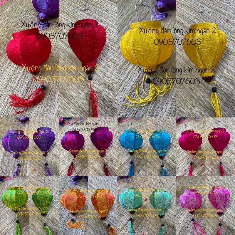 Đèn lồng hội an size nhí lụa vân