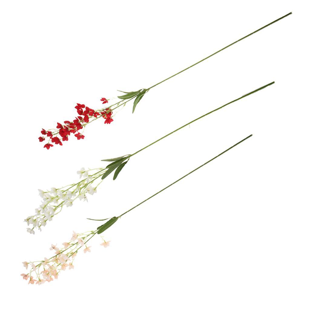 Silk Orchid Flower Wedding Party Bouquet DIY Crafts Home Decor