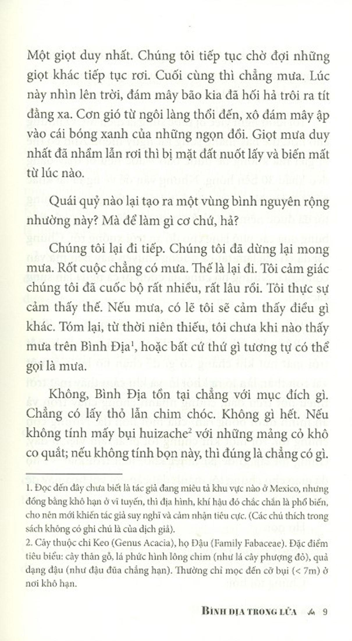 BÌNH ĐỊA TRONG LỬA
