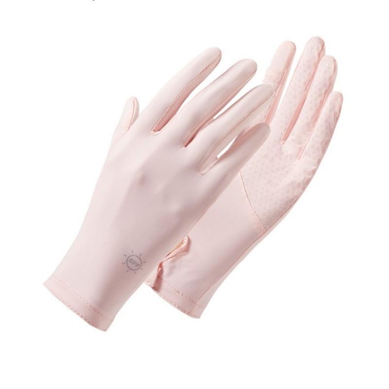 Chống trượt chống tia UV Găng tay chống nắng Găng tay lái xe chống tia UV Màn hình cảm ứng Câu cá Đi xe đạp Mỏng Phong cách Găng tay chống nắng Color: Lavender