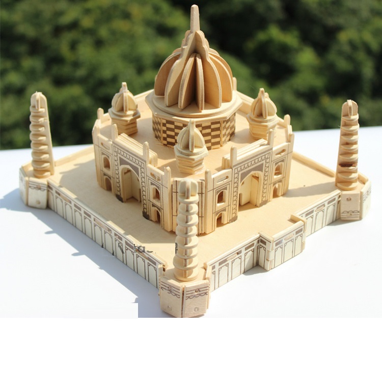 Đồ chơi lắp ráp gỗ 3D Mô hình Đền Taj Mahal Ấn Độ