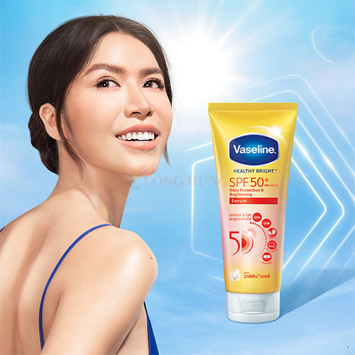 Tinh chất dưỡng thể chống nắng Vaseline Healthy Bright SPF 50+ PA++++ (30ml/70ml/300ml) - Hàng chính hãng