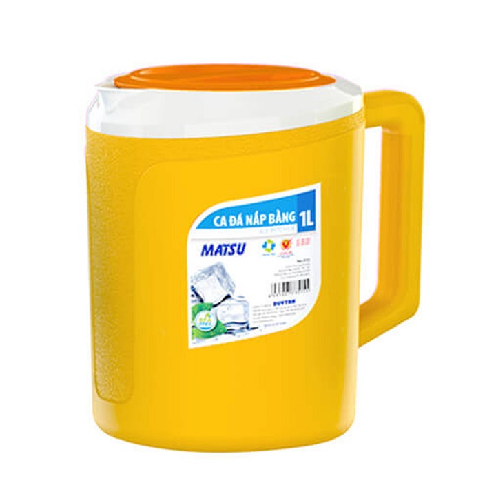 Combo 2 Ca đá nắp bằng 1 lít Duy Tân No.515 - Màu ngẫu nhiên