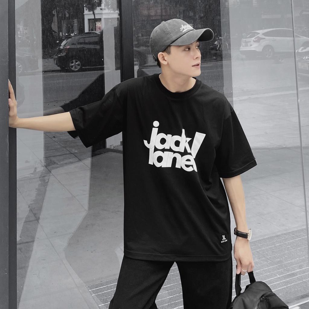 ÁO phông oversize in chữ JACK LANE, áo thun oversize unisex Jacklane