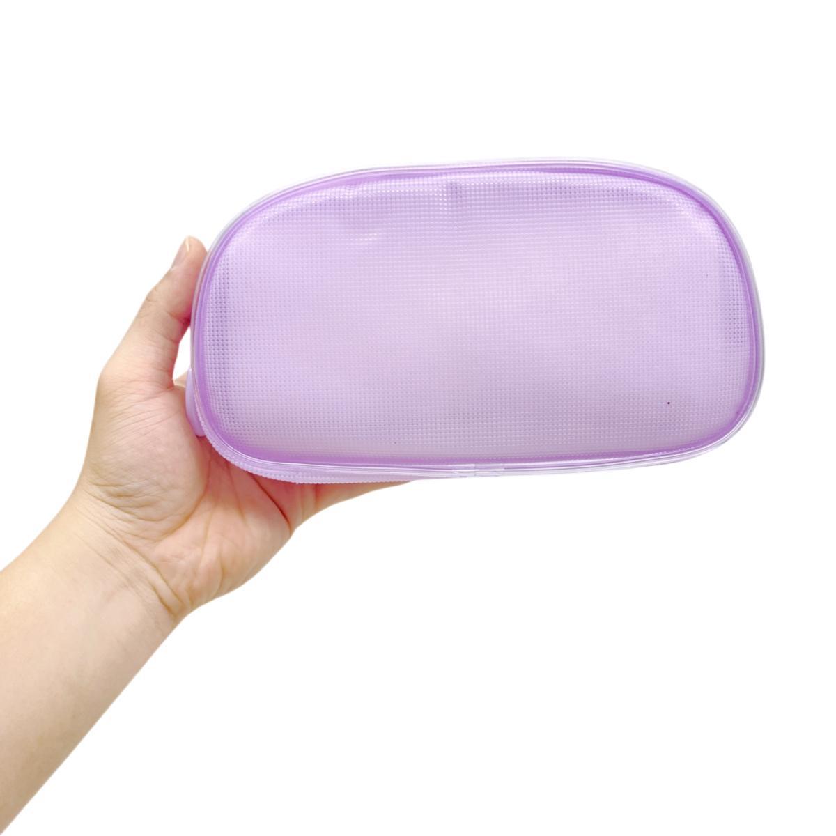 Bóp Viết Nhựa Khóa To - AGLQ230004 - Màu Tím