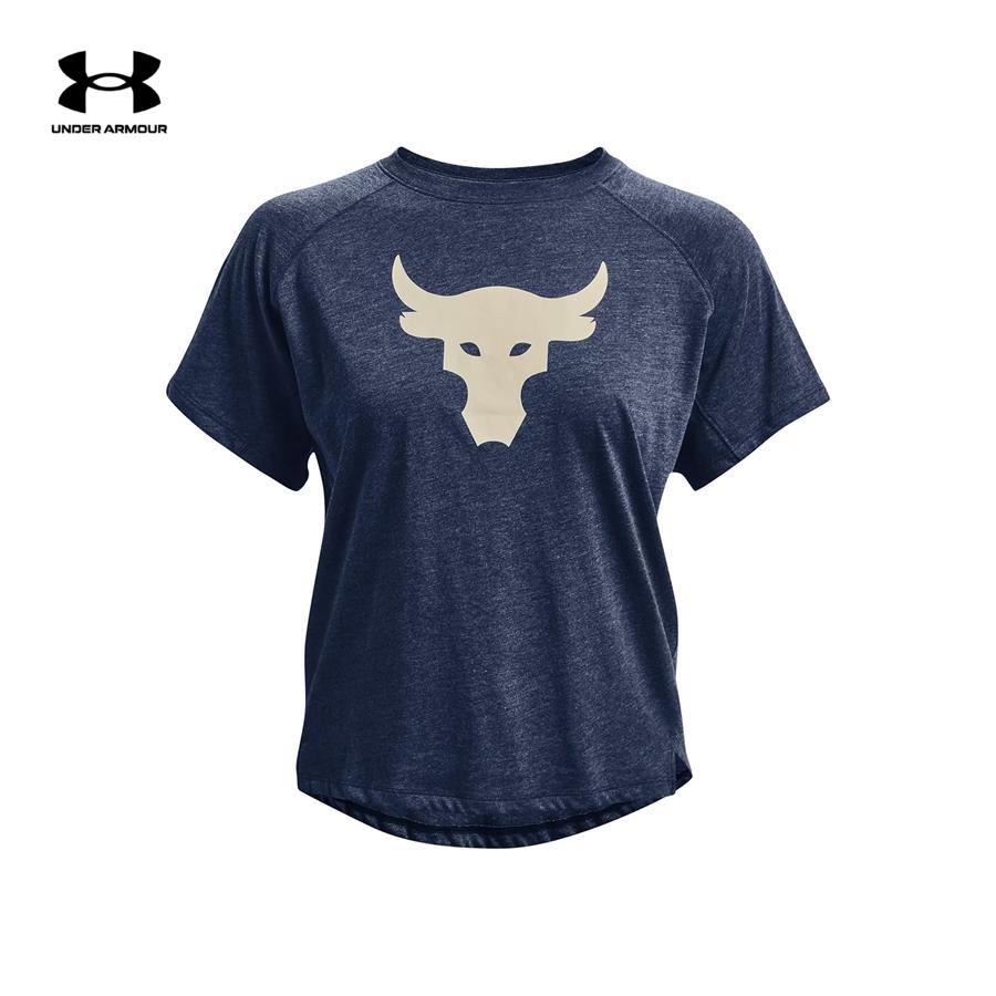 Áo tay ngắn thể thao nữ Under Armour Project Rock Bull - 1369962-408