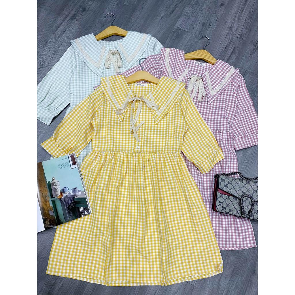 Đầm Cổ Nơ Xinh Xắn Váy Babydoll Đầm Dự Tiệc Đi Chơi