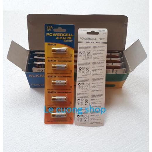 Bộ 5 pin 23A 12V cho chuông cửa, điều khiển từ xa RF....