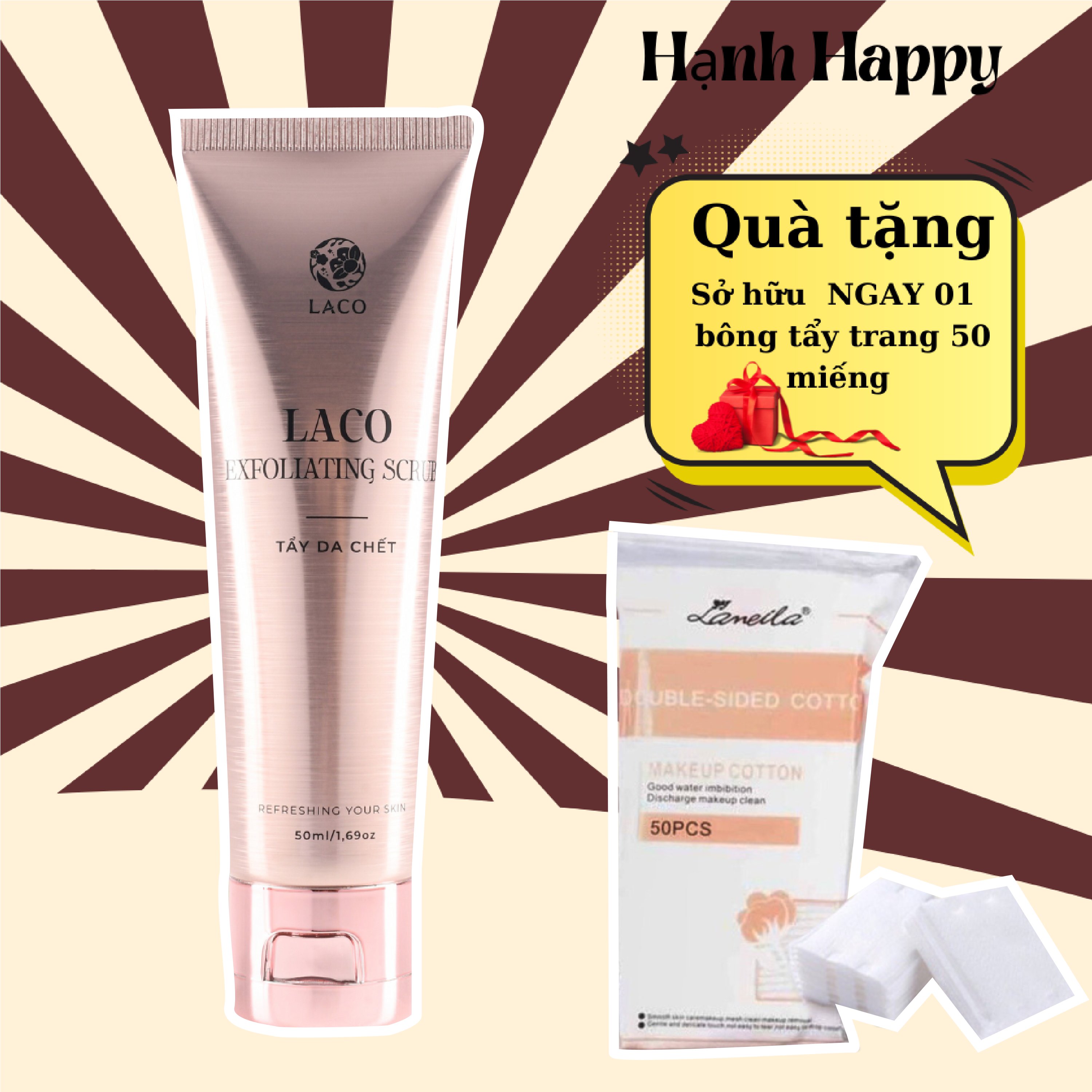 Kem Tẩy Tế Bào Chết MAROSA EXFOLIATING SCRUB LACO 50ml