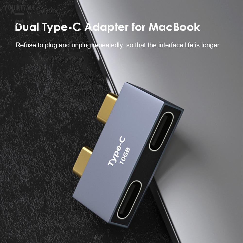 Đế sạc USB C HUB cho laptop táo Thunderbolt 3 Dual Type-C
