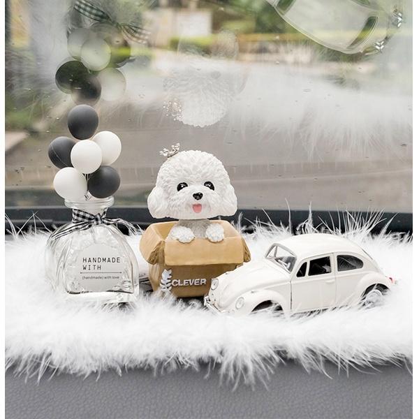 Set cún ngồi giỏ hàng loại 1 trang trí taplo ô tô, làm quà tặng cực sang- Hoàng Đông shop