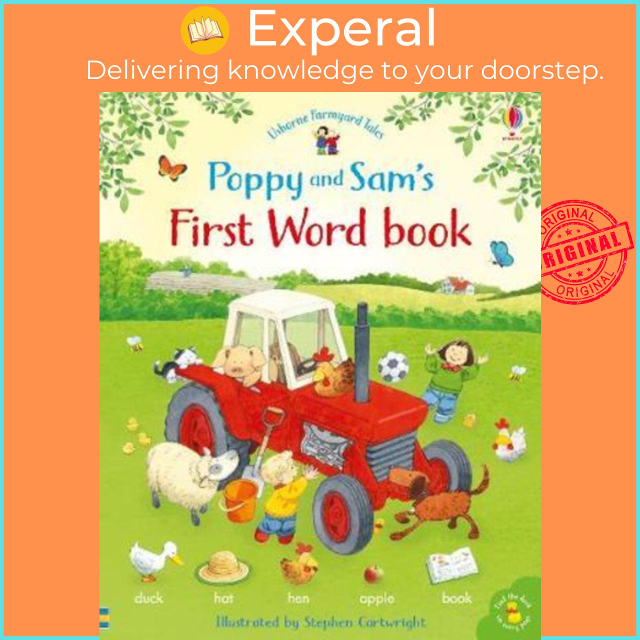 Sách - Poppy and Sam's First Word Book by Heather Amery