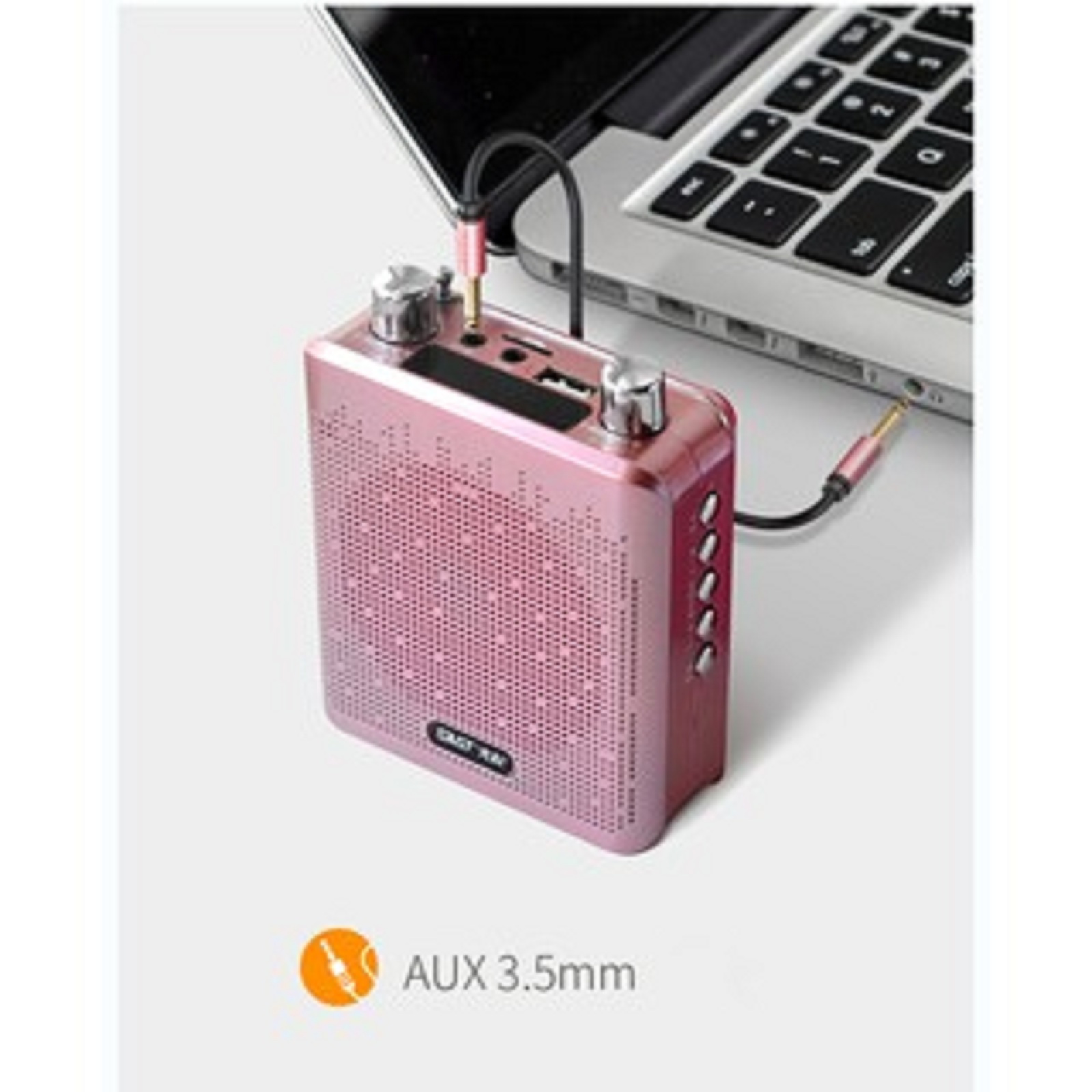 Loa trợ giảng mini đa năng SAST K50 kèm mic cài ve áo