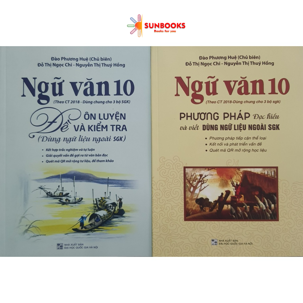 Sách - Combo Đề ôn luyện và kiểm tra Ngữ văn 10 - Phương pháp đọc hiểu và viết Ngữ Văn 10