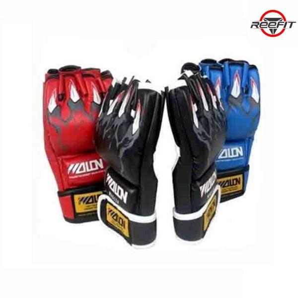 Găng tay đấm boxing hở ngón MMA Wolon