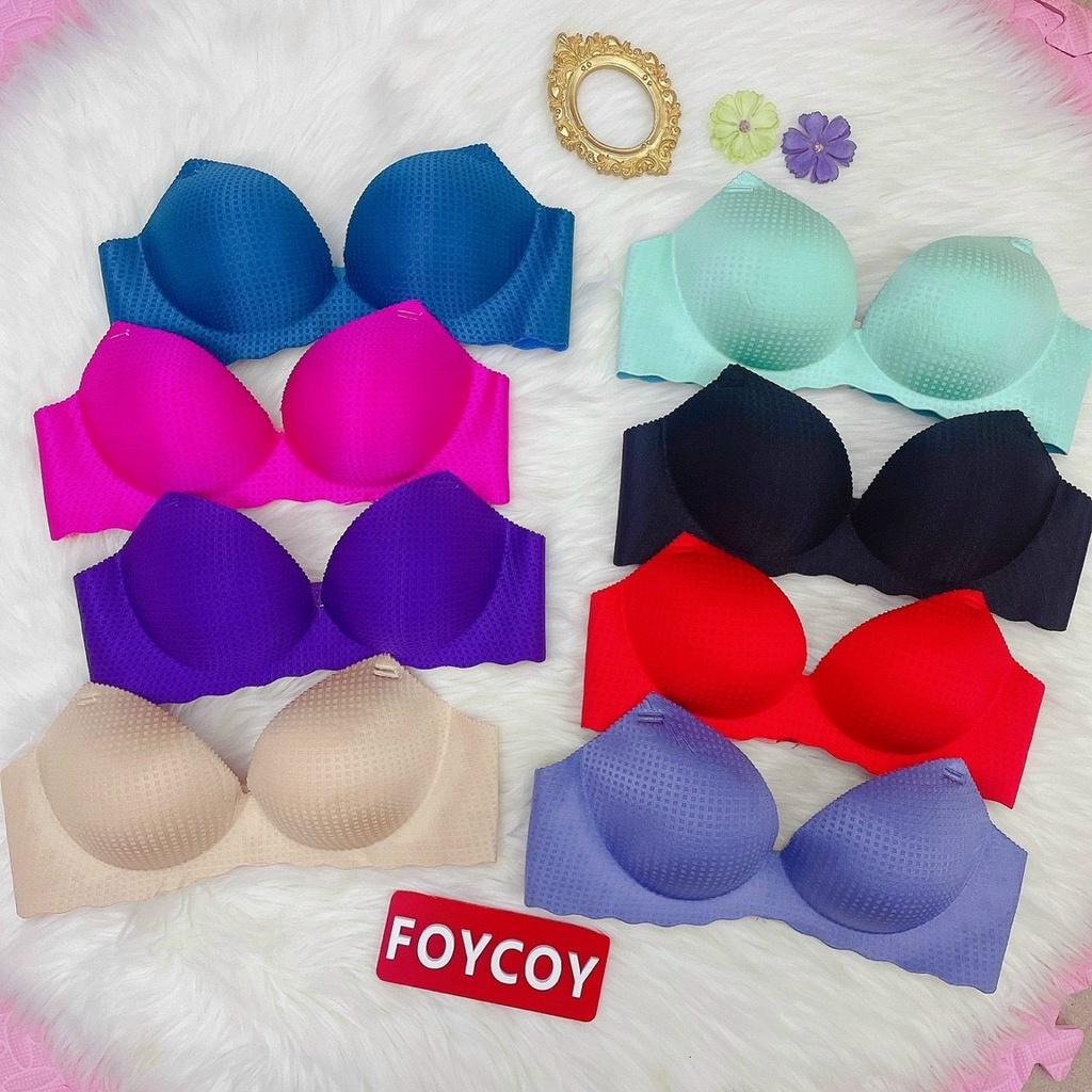 Áo Lót Su Kẻ Đệm Dày Không Gọng Nâng Ngực
