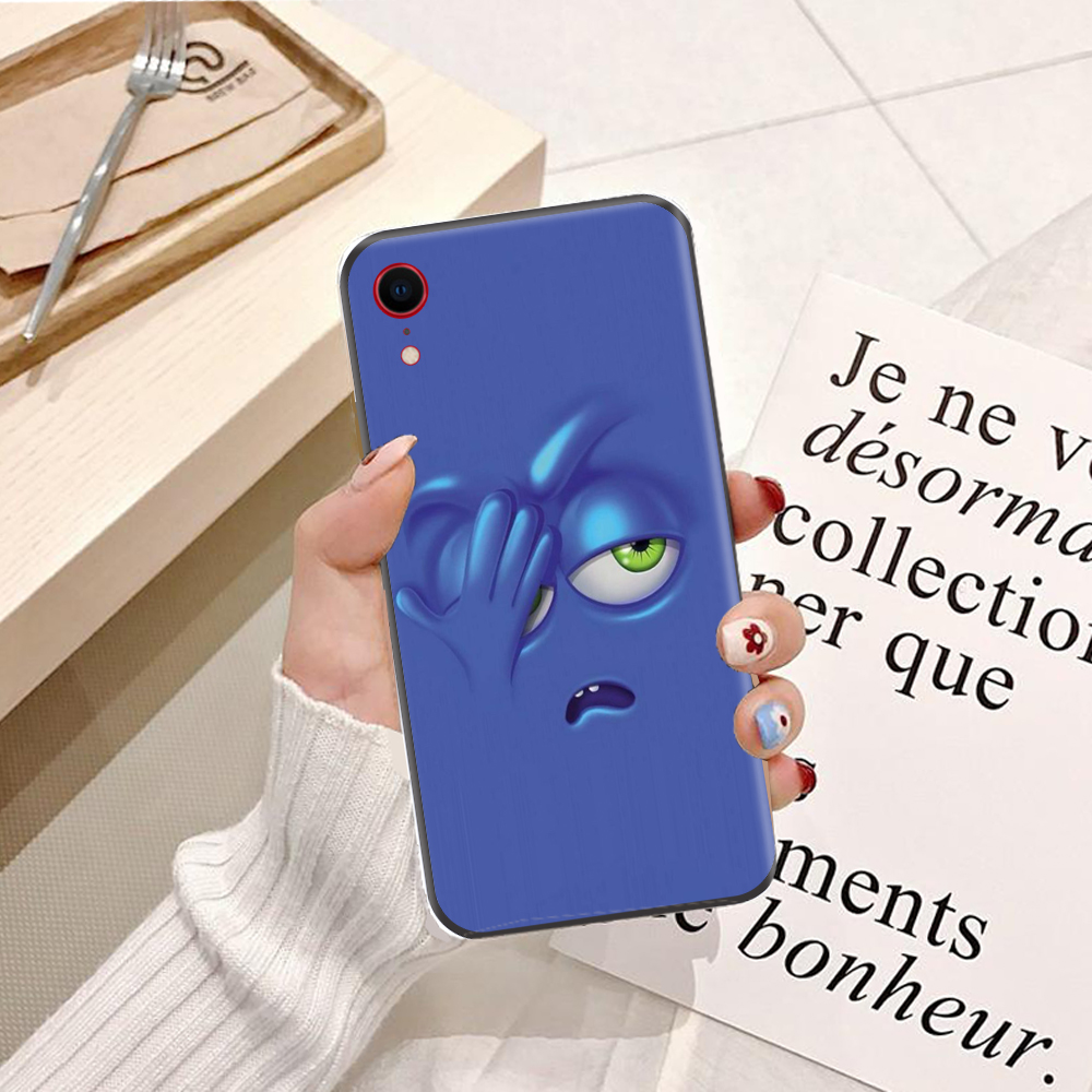 Ốp lưng điện thoại iPhone XR viền silicon dẻo TPU hình Emoji - Đa Cảm Xúc - Hàng chính hãng