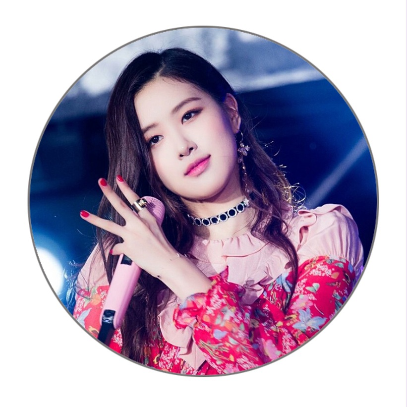 Hình ảnh Popsocket ROSE BLACK PINK