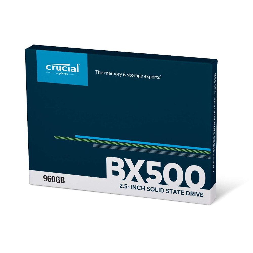 Ổ cứng SSD Crucial BX500 3D NAND SATA III 2.5 inch 960GB CT960BX500SSD1 - Hàng Chính Hãng