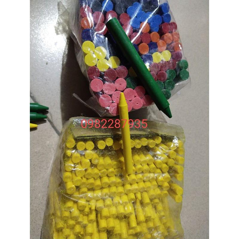 Sáp màu cân 1 kg mix 10 màu cơ bản