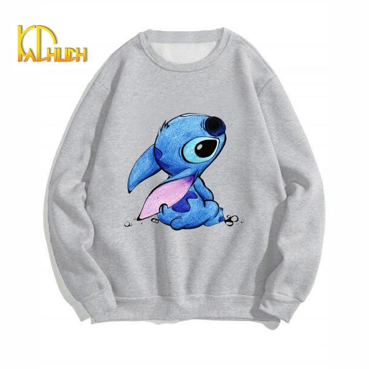 ÁO SWEATER NỮ IN STITCH DỄ THUƠNG (NHIỀU MÀU)