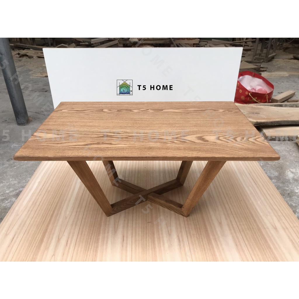 Bàn Trà SOFA, Bàn Trà CHỮ NHẬT gỗ Sồi Lắp Ráp dễ dàng
