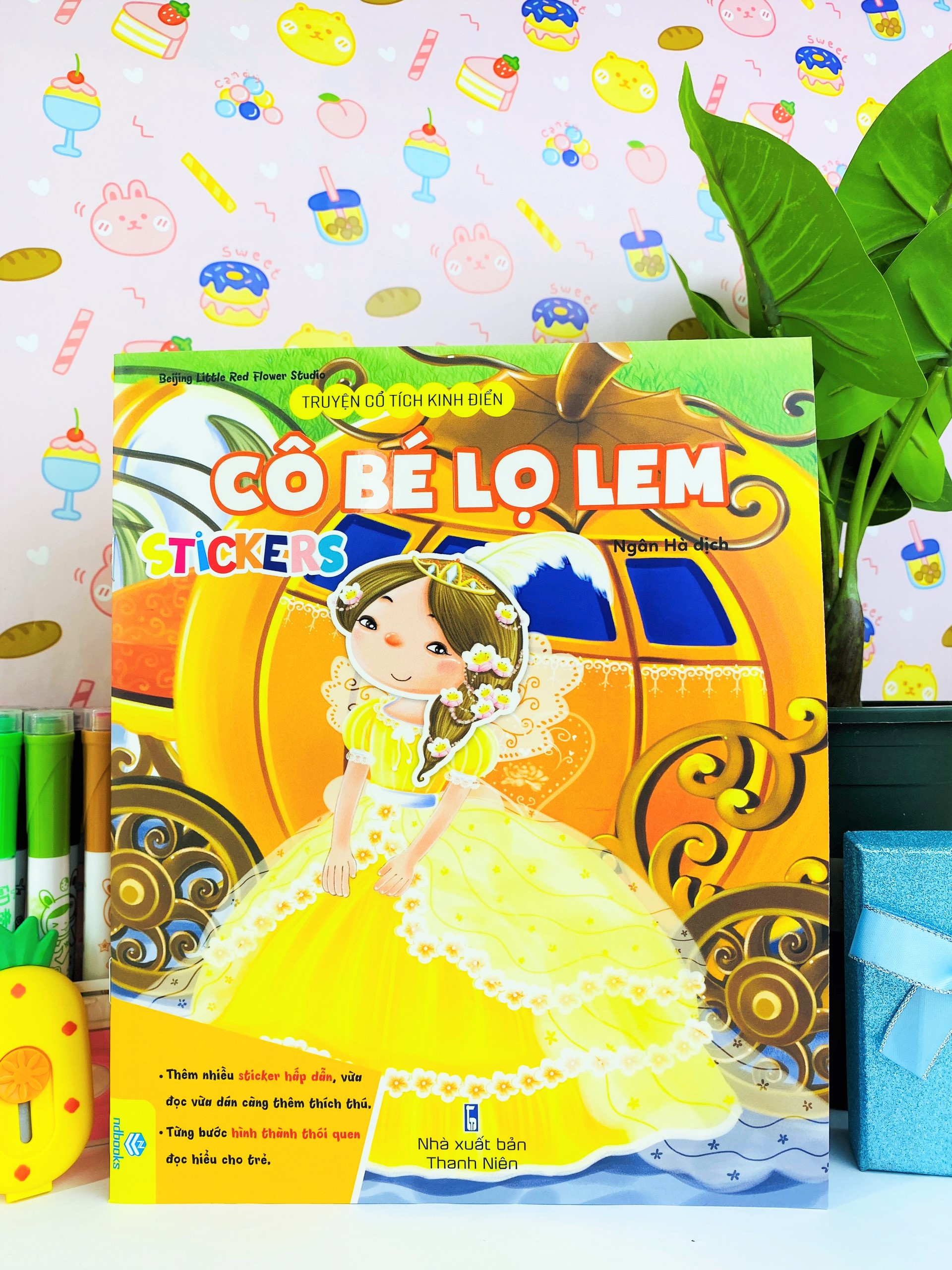 Sách - Combo 8 Cuốn Truyện Cổ Tích Kinh Điển Stickers - Ndbooks