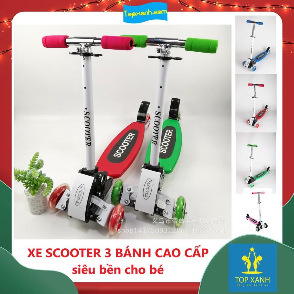 XE SCOOTER CHO BÉ 3 BÁNH CAO CẤP ( ghi chú màu )