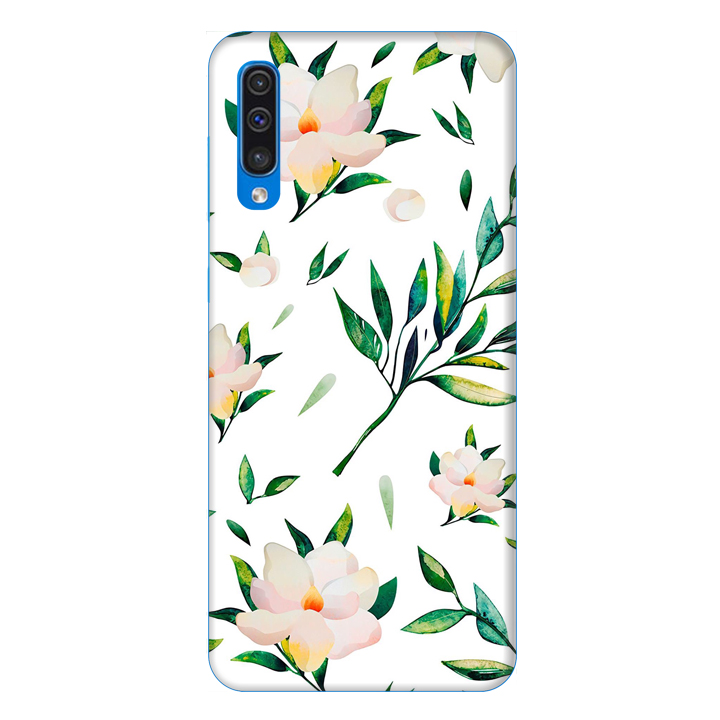 Ốp lưng dành cho điện thoại Samsung Galaxy A50 hình Hoa Xanh - Hàng chính hãng