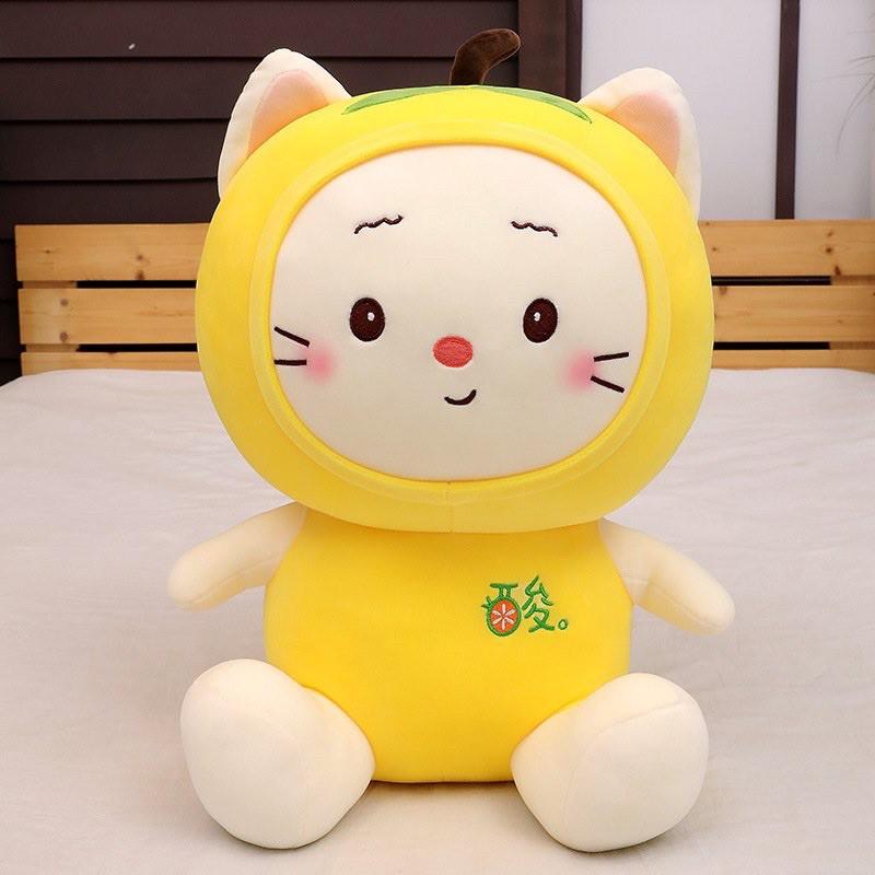 Gấu bông Thỏ Mèo hoa quả kích thước 50cm - Xưởng gấu bông Việt Nam