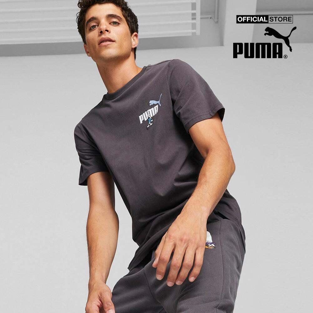 PUMA - Áo thun nam cổ tròn tay ngắn Puma x The Smurfs 622189
