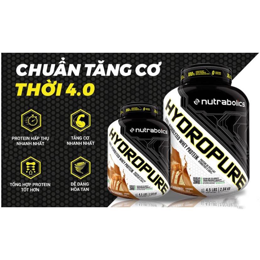 Hydropure Whey Hydrolyzed Sữa Dinh Dưỡng Tăng Cơ Nạc Sample Nutrabolics Hydropure 36gram (1 Lần Dùng)