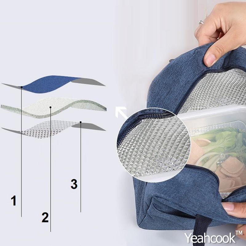 Túi đựng hộp cơm LUCH BAG giữ nhiệt chống nước . LG11