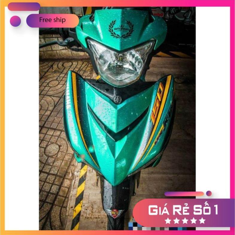 Tem rời exciter 150 xanh bảo hành màu sắc vĩnh viễn