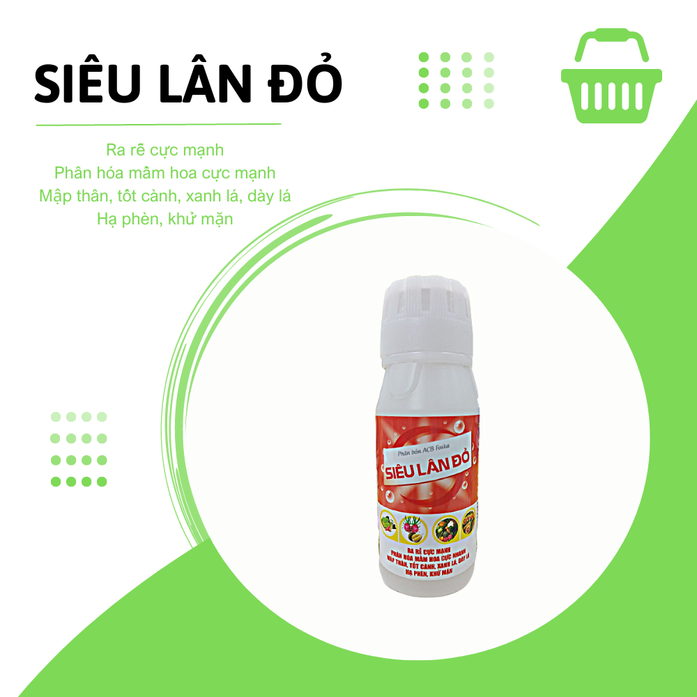 Phân bón ACB FOSKA siêu lân đỏ 100ML