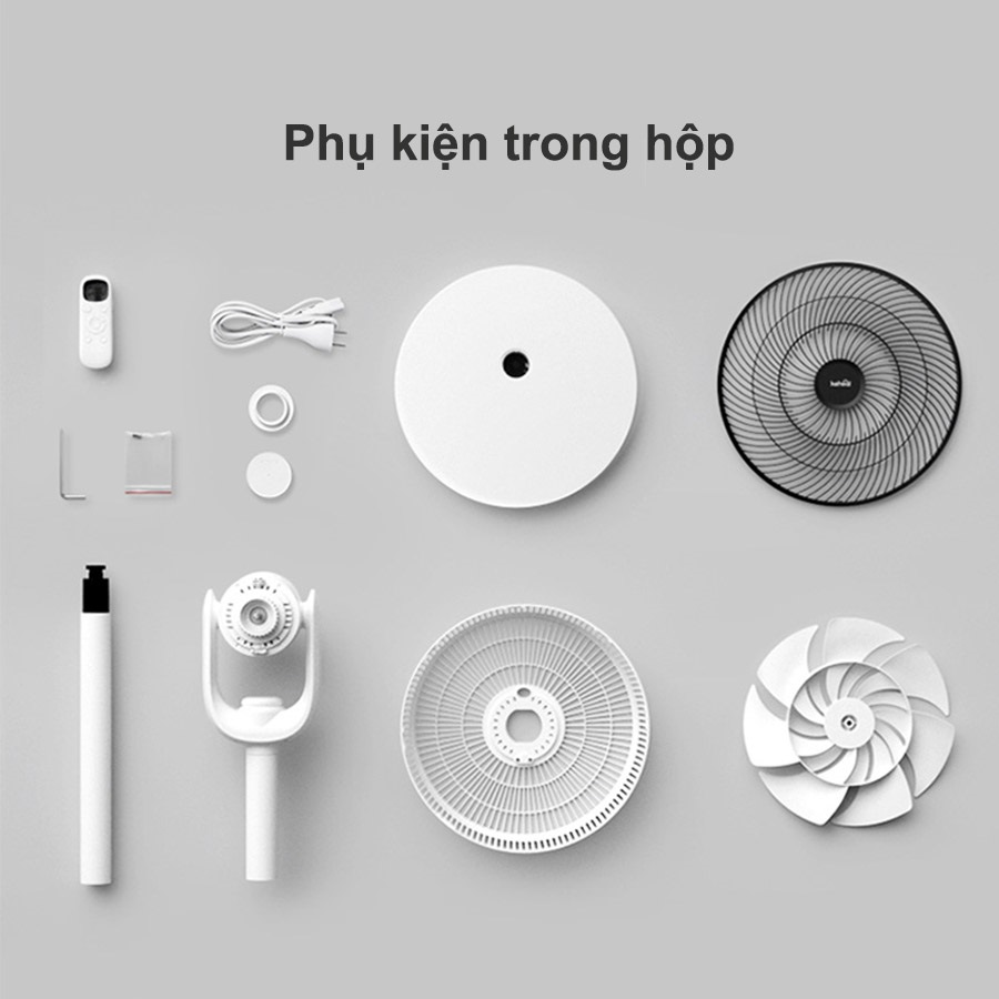 Quạt Tích Điện Tuần Hoàn Không Khí Xiaomi Keheal F4 - Hàng Nhập Khẩu