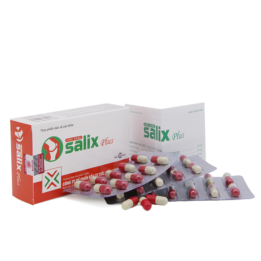 Thực phẩm chức năng Viên uống hỗ trợ bổ khớp Salix Plus (Hộp 30 viên)