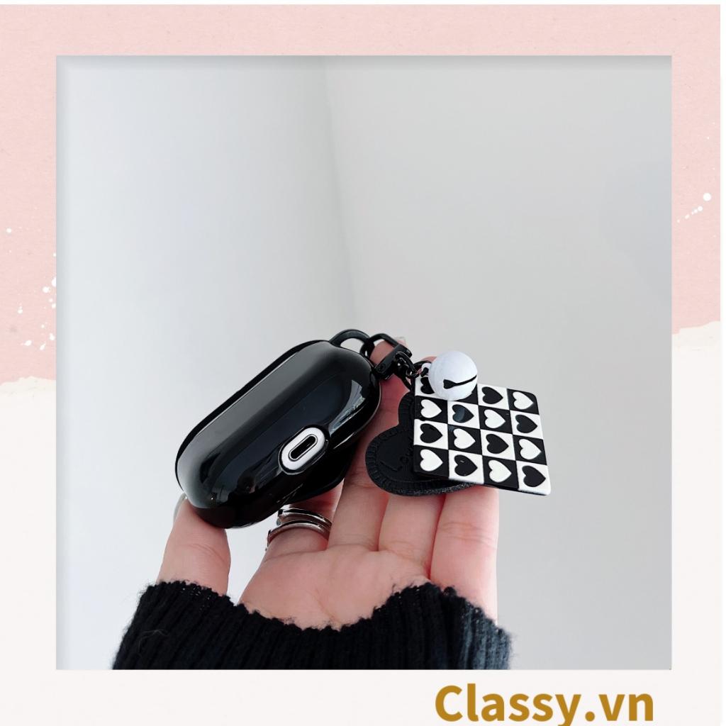 Móc khóa Classy, móc đeo điện thoại trắng đen nhiều họa tiết độc đáo, móc khóa điện thoại, balo thời trang PK1540