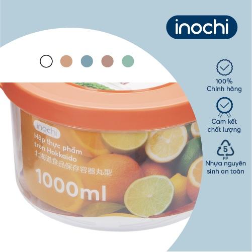 Bộ 3 hộp thực phẩm tròn Inochi 75015002500ml