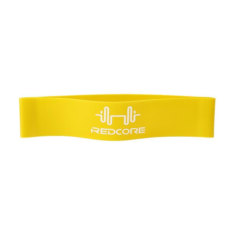 1 Băng kháng băng Yoga Band bền cao su Huấn luyện thể dục cao su yoga Yoga kéo dài Pilates linh hoạt thể thao Color: yellow
